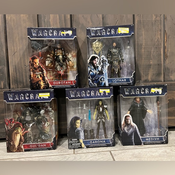 Other - World of Warcraft 6” action figure bundle of 5 toy